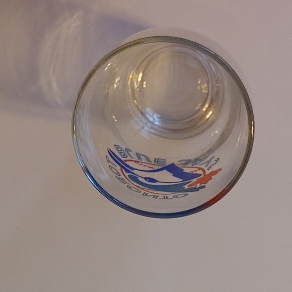 VINTAGE 1995 Toronto Blue Jays Pint Glass MLB OFFICIAL Base Ball Beer Glass - Picture 3 of 6
